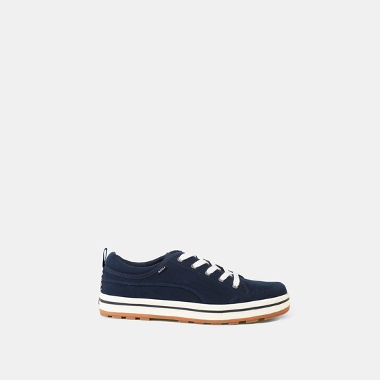 Aigle Lightweight Canvas Trainers Sneakers Men Navy ZA-42789